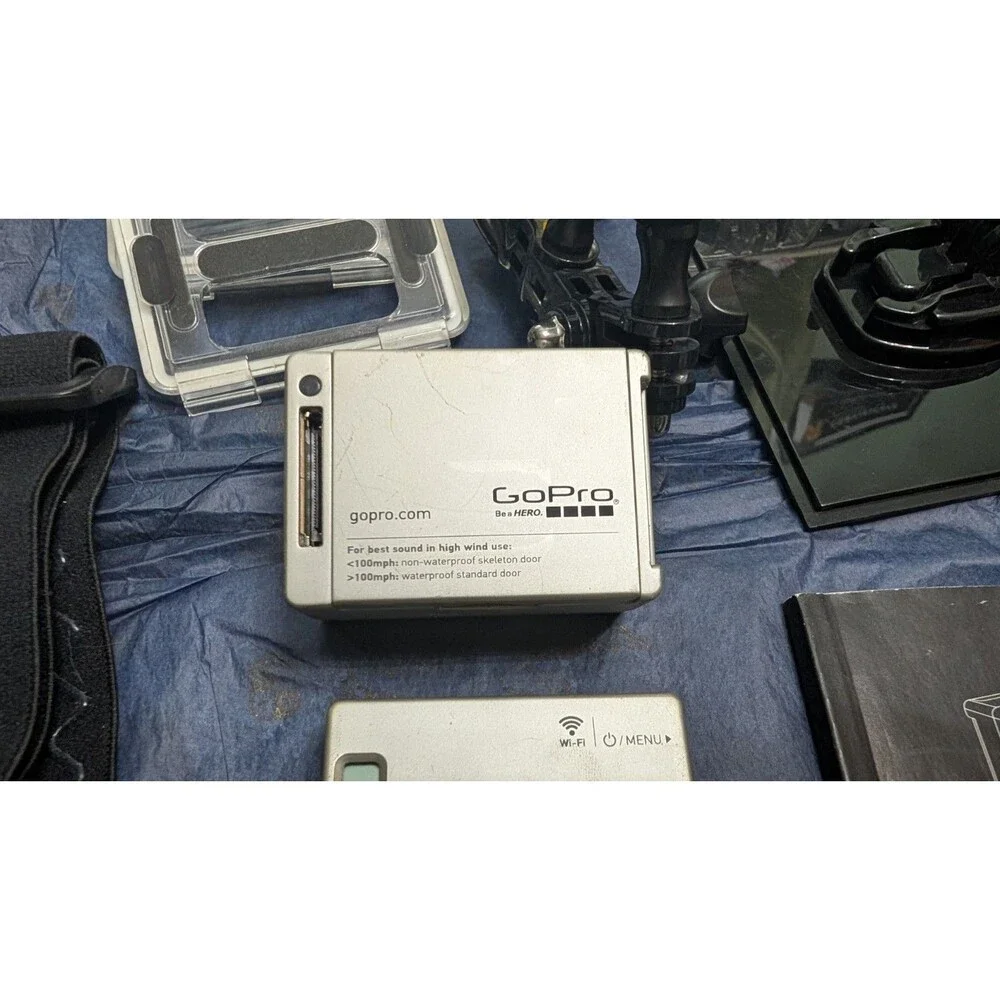 GoPro HERO 2 With Waterproof Case Wifi Pack Battery Included & Accessories